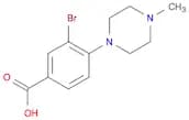 3-Bromo-4-(4-methylpiperazin-1-yl)benzoic acid