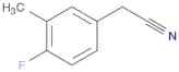 4-Fluoro-3-methylphenylacetonitrile