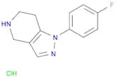 1-(4-Fluorophenyl)-4,5,6,7-tetrahydro-1H-pyrazolo[4,3-c]pyridine hydrochloride