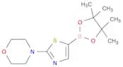 4-(5-(4,4,5,5-Tetramethyl-1,3,2-dioxaborolan-2-yl)thiazol-2-yl)morpholine