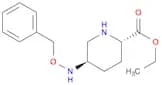 (2S,5R)-ethyl 5-(benzyloxyaMino)piperidine-2-carboxylate