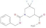 1-benzyl 3-methyl 5,5-difluoropiperidine-1,3-dicarboxylate