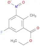 Ethyl 5-fluoro-2-methyl-3-nitrobenzoate