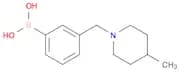 (3-((4-methylpiperidin-1-yl)methyl)phenyl)boronic acid