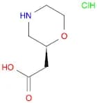 (S)-2-(Morpholin-2-yl)acetic acid hydrochloride