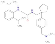 N-(2,6-bis(isopropyl)phenyl)-N'-((1-(4-(dimethylaminomethyl)phenyl)cyclopentyl)methyl)urea