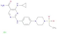 5-​Pyrimidinecarboxamid​e, 4-​(cyclopropylamino)​-​2-​[[4-​[4-​(ethylsulfonyl)​-​1-​piperazinyl]​p…