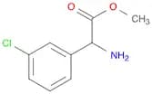 METHYL AMINO(3-CHLOROPHENYL)ACETATE HYDROCHLORIDE