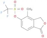 Trifluoromethanesulfonic acid 4-methyl-1-oxo-1,3-dihydro-isobenzofuran-5-yl ester