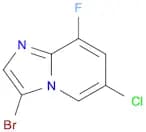 3-Bromo-6-chloro-8-fluoroimidazo[1,2-a]pyridine