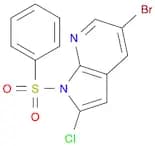 5-Bromo-2-chloro-1-(phenylsulfonyl)-1H-pyrrolo[2,3-b]pyridine