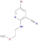 5-Bromo-2-((2-methoxyethyl)amino)nicotinonitrile