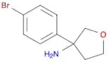 3-(4-Bromophenyl)tetrahydrofuran-3-amine