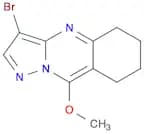 Pyrazolo[5,1-b]quinazoline, 3-bromo-5,6,7,8-tetrahydro-9-methoxy-