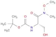 tert-Butyl (s)-1-(n-methoxy-n-methylcarbamoyl)-2-hydroxyethylcarbamate