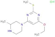4-Ethoxy-6-(3-methyl-piperazin-1-yl)-2-methylsulfanyl-pyrimidine hydrochloride