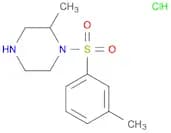 2-Methyl-1-(m-tolylsulfonyl)piperazine hydrochloride