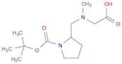 2-(((1-(tert-Butoxycarbonyl)pyrrolidin-2-yl)methyl)(methyl)amino)acetic acid