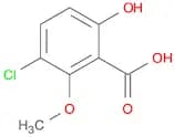 3-Chloro-6-hydroxy-2-methoxybenzoic acid
