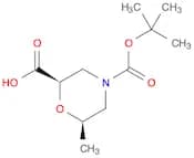 (2R,6R)-4-(tert-butoxycarbonyl)-6-methylmorpholine-2-carboxylic acid