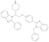 1H-Benzimidazole, 2-[4-[2-(2-phenyl-1H-benzimidazol-1-yl)-2-(4-piperidinyl)ethoxy]phenyl]-1-(pheny…