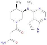 3-((3R,4R)-4-methyl-3-(methyl(7h-pyrrolo[2,3-d]pyrimidin-4-yl)amino)piperidin-1-yl)-3-oxopropanami…
