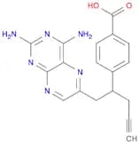 4-(1-(2,4-diaminopteridin-6-yl)pent-4-yn-2-yl)benzoic acid