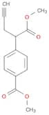Methyl 4-(1-methoxy-1-oxopent-4-yn-2-yl)benzoate