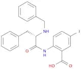 2-[(2S)-2-(Benzylamino)-3-phenylpropanamido]-5-iodobenzoic acid