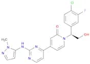 1-[(1S)-1-(4-chloro-3-fluorophenyl)-2-hydroxyethyl]-4-{2-[(2-methylpyrazol-3-yl)amino]pyrimidin-4-…