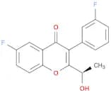 (R)-6-fluoro-3-(3-fluorophenyl)-2-(1-hydroxyethyl)-4H-chromen-4-one