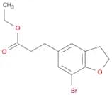 Ethyl 3-(7-Bromo-2,3-dihydro-1-benzofuran-5-yl)propanoate