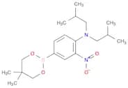 Benzenamine, 4-(5,5-dimethyl-1,3,2-dioxaborinan-2-yl)-N,N-bis(2-methylpropyl)-2-nitro-