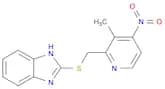 1H-Benzimidazole, 2-[[(3-methyl-4-nitro-2-pyridinyl)methyl]thio]-