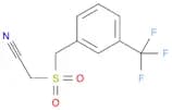 2-((3-(Trifluoromethyl)benzyl)sulfonyl)acetonitrile