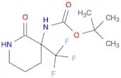 tert-Butyl 2-oxo-3-(trifluoromethyl)piperidin-3-ylcarbamate