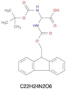 2-(9H-Fluoren-9-ylmethoxycarbonylamino)-2-[(2-methylpropan-2-yl)oxycarbonylamino]acetic acid