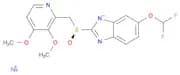 6-(Difluoromethoxy)-2-[(S)-[(3,4-dimethoxy-2-pyridinyl)methyl]sulfinyl]-1H-benzimidazole sodium sa…