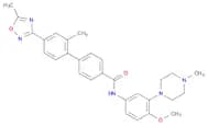N-(4-Methoxy-3-(4-methylpiperazin-1-yl)phenyl)-2'-methyl-4'-(5-methyl-1,2,4-oxadiazol-3-yl)-[1,1'-…