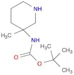tert-butyl n-(3-methylpiperidin-3-yl)carbamate