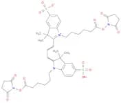 3H-Indolium,1-[6-[(2,5-dioxo-1-pyrrolidinyl)oxy]-6-oxohexyl]-2-[3-[1-[6-[(2,5-dioxo-1-pyrrolidinyl…