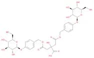 3-Carboxy-3-hydroxy-1,5-dioxo-1,5-pentanediylbis(oxymethylene-4,1-phenylene) bis-β-D-glucopyranosi…
