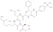 N-[4-(1,1-Dimethylethyl)benzoyl]-L-phenylalanyl-L-alanyl-L-leucyl-N6,N6-diethyl-L-lysyl-L-serine m…