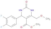 5-METHOXYCARBONYL-4-METHOXYMETHYL-1,2,3,6-TETRAHYDRO-2-OXO-6-(3,4-DIFLUOROPHENYL)PYRIMIDINE