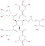 β-​D-​Glucopyranose, 1,​2,​3,​4,​6-​pentakis(3,​4,​5-​trihydroxybenzoate)