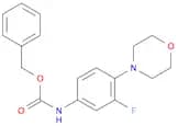N-BENZYLOXYCARBONYL-3-FLUORO-4-MORPHOLINOANILINE