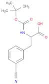2-((tert-Butoxycarbonyl)amino)-3-(3-cyanophenyl)propanoic acid