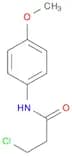 3-Chloro-N-(4-methoxyphenyl)propanamide