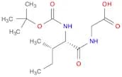 2-((2S,3S)-2-((tert-Butoxycarbonyl)amino)-3-methylpentanamido)acetic acid