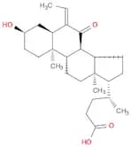 (R)-4-((3R,5R,8S,9S,10R,13R,14S,17R,E)-6-Ethylidene-3-hydroxy-10,13-dimethyl-7-oxohexadecahydro-1H…